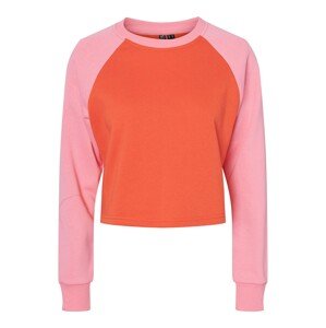 PIECES Tréning póló  világos-rózsaszín / rikító piros