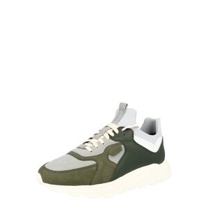EKN Footwear Rövid szárú edzőcipők 'LARCH'  szürke / olíva / fenyő / fehér