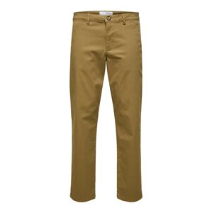 SELECTED HOMME Chino nadrág 'New Miles'  barna