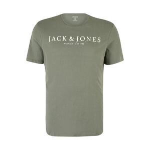 Jack & Jones Plus Póló 'BOOSTER'  krém / khaki