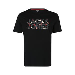 Jack & Jones Plus Póló  krém / sötétszürke / piros / fekete