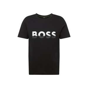 BOSS Black Póló 'Tee 1'  szürke / fekete / fehér