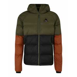 Maloja Kültéri kabátok 'Fuchs'  khaki / sötét narancssárga / fekete
