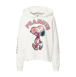 Frogbox Tréning póló 'Snoopy Peanuts Goal'  sötét bézs / bogyó / fáradt rózsaszín / fehér