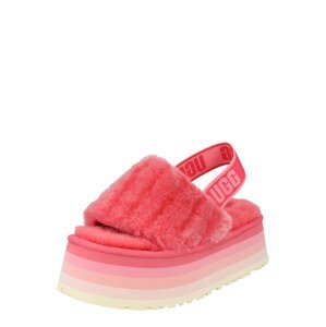 UGG Házi cipő 'DISCO'  világos sárga / korál / világos-rózsaszín