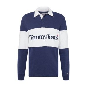 Tommy Jeans Póló 'RUGBY'  tengerészkék / fehér