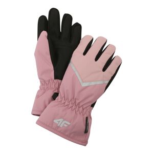 4F Sportkesztyűk  rózsaszín / világos-rózsaszín / fekete / piszkosfehér