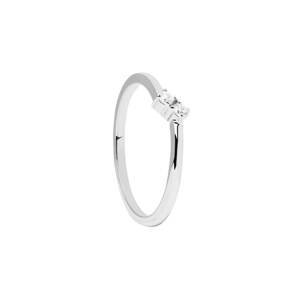 P D PAOLA Gyűrűk 'COUPLET'  ezüst / átlátszó