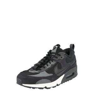 Nike Sportswear Rövid szárú edzőcipők 'Nike Air Max 90 Futura'  sötétszürke / sötétlila / fekete