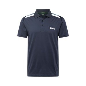 BOSS Green Póló 'Paddytech'  kék / tengerészkék / sötétkék / fehér