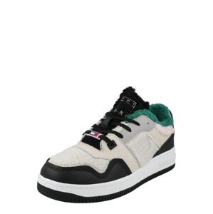 Tommy Jeans Rövid szárú sportcipők  bézs / zöld / fekete / fehér