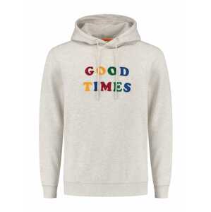 Shiwi Tréning póló 'Good Times'  szürke melír / vegyes színek