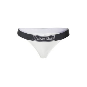 Calvin Klein Swimwear Bikini nadrágok  szürke / fekete / fehér