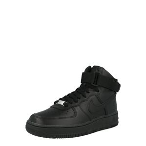 Nike Sportswear Magas szárú edzőcipők 'Air Force 1'  fekete
