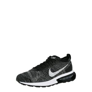 Nike Sportswear Rövid szárú sportcipők 'AIR MAX FLYKNIT RACER'  fekete / fehér