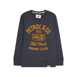 Petrol Industries Tréning póló  sötétkék / sötét narancssárga