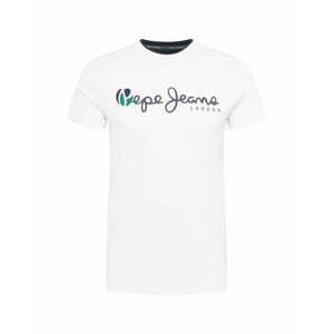 Pepe Jeans Póló 'TRUMAN'  éjkék / zöld / fehér