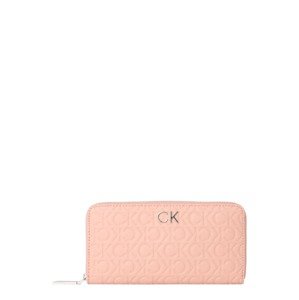 Calvin Klein Pénztárcák  pasztell-rózsaszín / ezüst