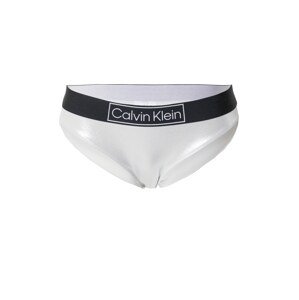 Calvin Klein Swimwear Bikini nadrágok 'Core Festive'  világosszürke / fekete / fehér