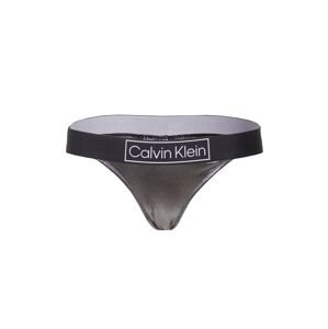 Calvin Klein Swimwear Bikini nadrágok  ezüstszürke / fekete
