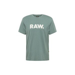 G-Star RAW Póló  sötétzöld / fehér