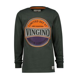 VINGINO Póló 'JARDO'  smaragd / világoslila / narancs / fekete