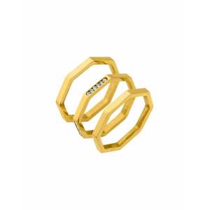 PURELEI Gyűrűk 'Classy'  arany / fehér