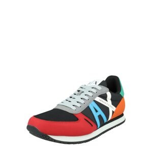 ARMANI EXCHANGE Rövid szárú edzőcipők  kék / szürke / piros / fekete
