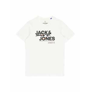 Jack & Jones Junior Póló  szürke / narancs / fekete / fehér