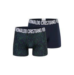 CR7 - Cristiano Ronaldo Boxeralsók  tengerészkék / smaragd / fehér