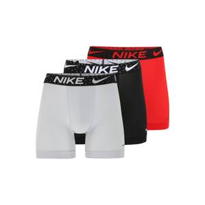 NIKE Sport alsónadrágok  világosszürke / piros / fekete / fehér