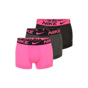 NIKE Sport alsónadrágok  antracit / bazaltszürke / neon-rózsaszín