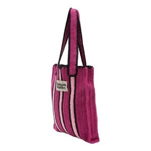 Damson Madder Shopper táska  világos-rózsaszín / lilásvörös / fekete