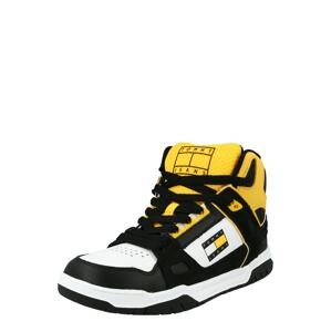 Tommy Jeans Magas szárú sportcipők  sárga / fekete / fehér
