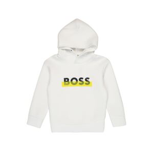BOSS Kidswear Tréning póló  sárga / fekete / fehér