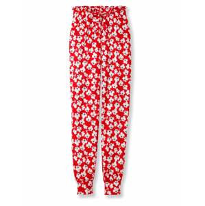 CALIDA Pizsama nadrágok  piros / fekete / fehér