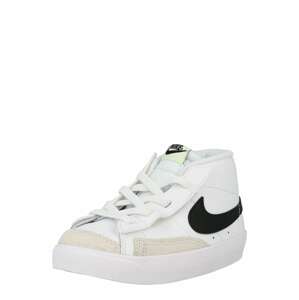 Nike Sportswear Sportcipő 'Blazer Mid'  bézs / fekete / fehér