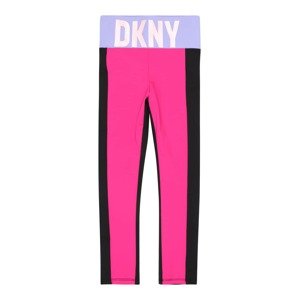 DKNY Leggings  világoslila / rózsaszín / rózsaszín / fekete