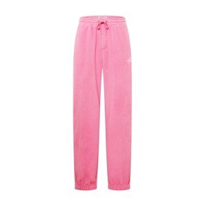 Tommy Jeans Nadrág  tengerészkék / világos-rózsaszín / tűzpiros / fehér