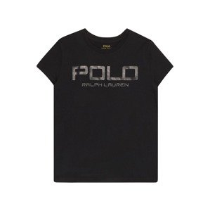 Polo Ralph Lauren Póló  sötétszürke / fekete