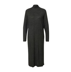 UNITED COLORS OF BENETTON Kötött ruhák  szürke / fekete