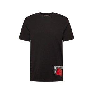 Calvin Klein Jeans Póló  szürke / piros / fekete / fehér