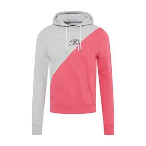 Tommy Jeans Tréning póló  sötétkék / szürke melír / rózsaszín / fehér