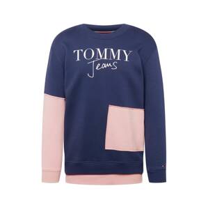 Tommy Jeans Sweatshirt & Sweatjacke  tengerészkék / rózsaszín / fehér
