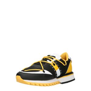 Tommy Jeans Rövid szárú edzőcipők  sárga / fekete / fehér