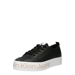 Calvin Klein Jeans Rövid szárú edzőcipők  arany / fekete / fehér
