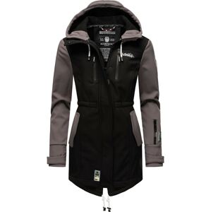 MARIKOO Funkcionális kabátok 'Zimtzicke'  taupe / fekete