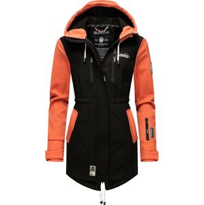 MARIKOO Funkcionális kabátok 'Zimtzicke'  őszibarack / fekete / fehér
