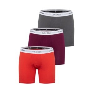 Calvin Klein Underwear Boxeralsók  sötétszürke / bogyó / narancs / fehér