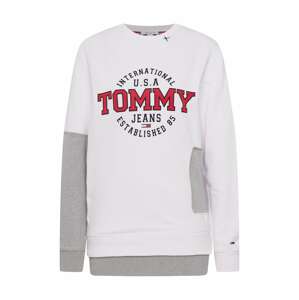Tommy Remixed Tréning póló  szürke melír / piros / fehér